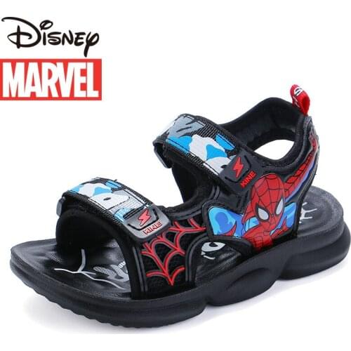 Marvel Spider-Man Boys Sandals Childrens Beach Soft Sole Breathable Sandals Toddler Sandals Boy Sandals Kids Mickey Mouse Shoes