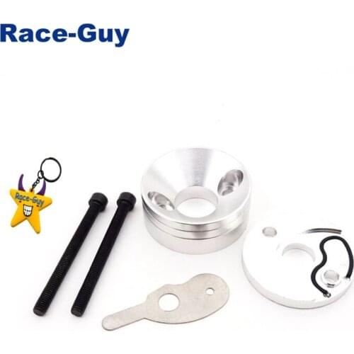Silver CNC Alloy Air Filter Adapter Stack For Carb Big Foot Goped Blade Z Scooter 33cc 43cc 49cc Engine