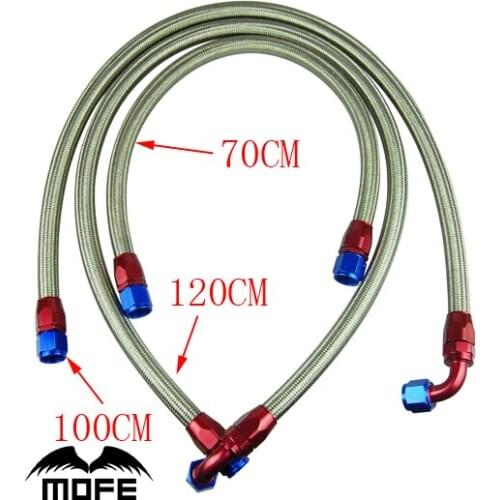 HIGH QUALITY 120CM Dia: 10mm Braided Stainless Steel Oil Line for AN10 Oil Cooler