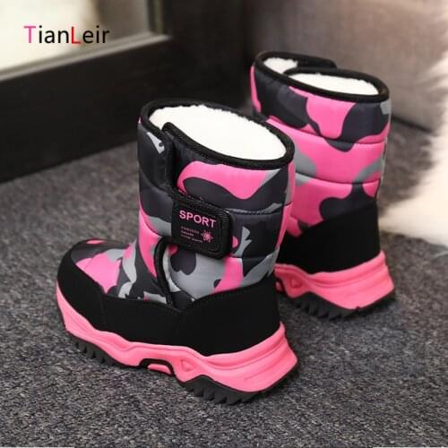 High Quality Winter Kids Boots For Girls Comfortable Keep Warm Snow Boots Girls Children Boots Boys Shoes Chaussure Enfant