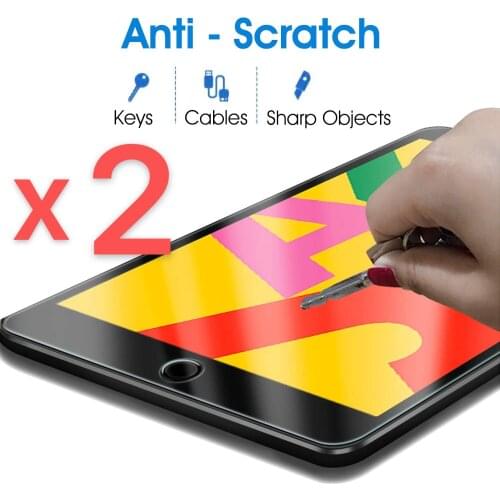 2Pcs Tablet Tempered Glass Screen Protector Cover for Apple IPad Mini 5 (2019) 7.9 Inch/Mini 4 Tempered Film