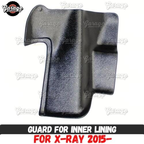 Guards of inner lining for Lada X-Ray 2015- under left foot ABS plastic trim accessories protect of carpet car styling tuning