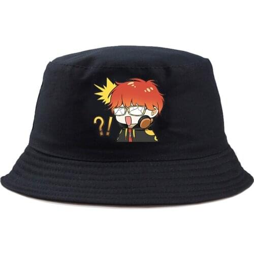 Panama Bucket Hat Men Women Mystic Messenger Print summer Hat Hip Hop Fishing Fisherman Hat FOR BOY GIRLS