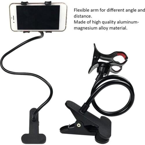 1 Piece Mobile Phone Lazy Bracket Pvc Platsic Multifunction Stand Holder Flexible Bed Desk Table Clip Bracket