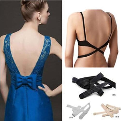 1PC Low Back Backless Bra Strap Sexy Fashion Women Belt For Dress Converter Adjustable Girl Bra Invisible Extender Hook 2019