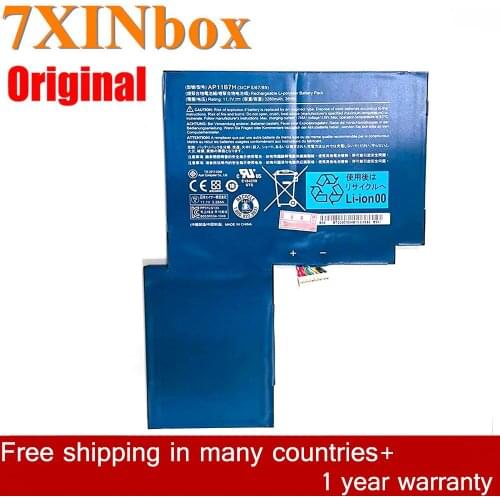 7XINbox 11.1V 3260mAh AP11B7H AP11B3F Original Laptop Battery For Acer Iconia W500 W500P Tablet PC BT.00303.024 BT.00307.034