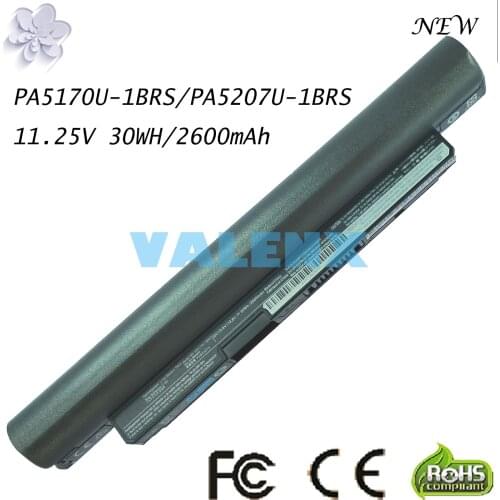 11.25V 30WH battery for toshiba Satellite NB10 NB10t-A NB10-A NB15 NB15t-A NB15-A PA5170U-1BRS PA5207U-1BRS PABAS279 PABAS282