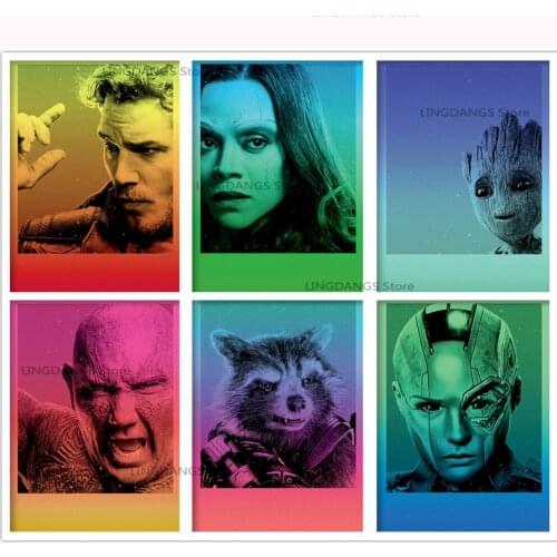 5d Diy Diamond Painting Marvel Guardians Of The Galaxy Vol.2 Movie Poster Diamond Mosaic Embroidery Cross Stitch Home Decor Gift