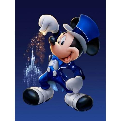 DIY 5D Disney Full Diamond Painting Square&round Cartoon Mickey Cross Stitch Kits Embroidery Mosaic Wall Art Home Decor