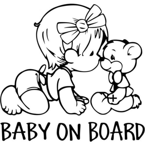 14 * 15cm Car Sticker BABY ON BOARD Car Door Window Styling Wall Stickers Motorcycle Car Accessories Car Styling