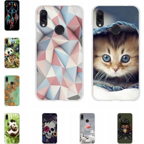 For Xiaomi Redmi Note 7 Case 6.3" Redmi Note 7 Silicone Soft TPU Phone Cases For Xiaomi Redmi Note 7 Pro Case Red mi Note 7s Bag