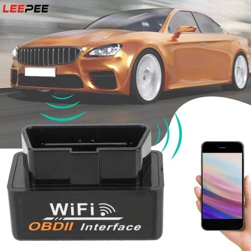 Work On IOS/Android WIFI Diagnostic Tool Hardware V1.5 Interface Code Reader Mini ELM327 OBD2