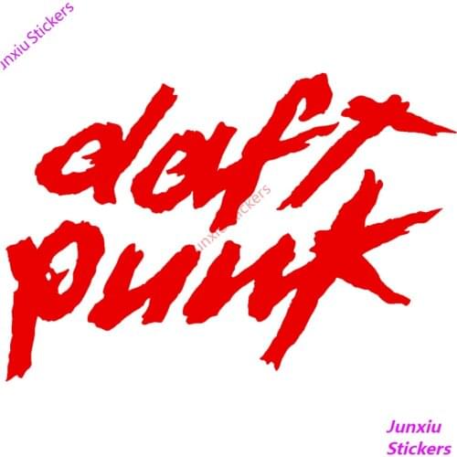 DJ Daft Punk Vinyl Car Sticker Windshield Bumper Motorcycle Decal High Quality Sunscreen Waterproof SUV Fine Decal KK10x9cm