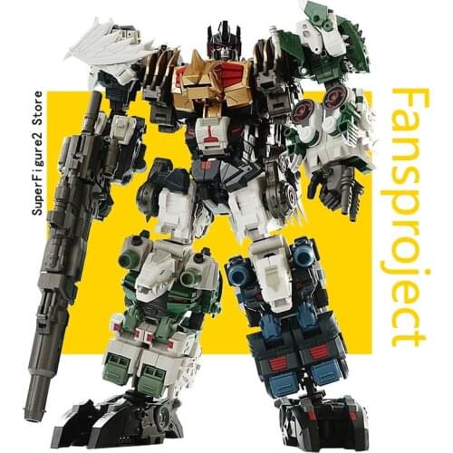 Transformation Action Figure 6 in 1 Fansproject FPJ Fans Project Saurus Ryu-Oh Dinokings Combiner Set of 6