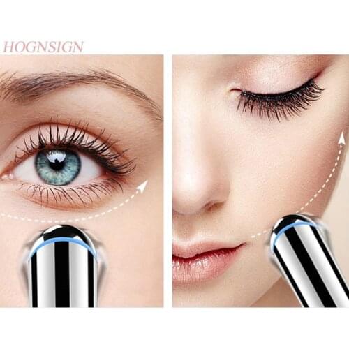 Electric Rechargeable Heating Eye Massager Ion Beauty Equipment Meter To Eyes Bags Dark Circles Fine Lines Female Maintenance