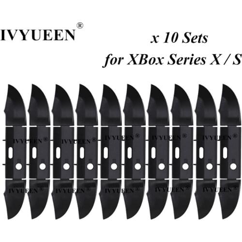 IVYUEEN 10 Sets for XBox Series X S Controller RB LB Bumper Trigger Button Mod Kit Middle Bar Holder Replacement Repair Parts