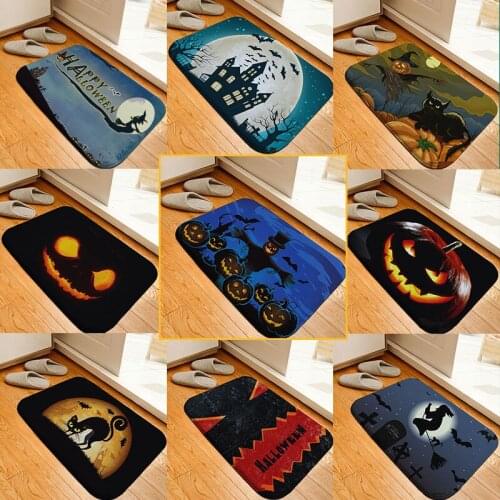 Bedroom Rug Halloween Pumpkin Day Decoration Home Furnishing Carpet Personality Creative Bedroom Bedside Sofa Area Rugs