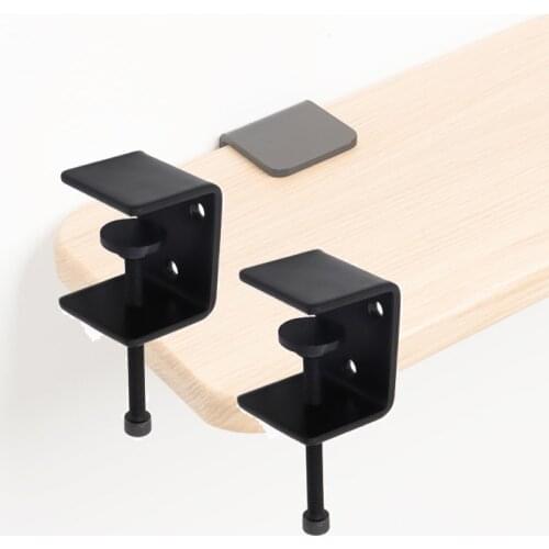 10PCS Shelf Bracket Creative DIY Wall Shelf Support Wrought Iron Clip Custom Black Bookshelf