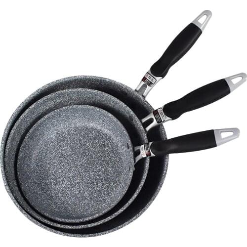 Medical Stone Pan Set Japanese Style Forged Aluminum Non-stick Frying Pan Ceramic Coating Easy Clean For Induction Cooker Gas