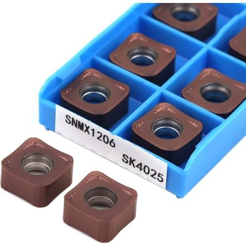 10Pcs SNMG1206 SNMX1206 SNMX1306 SK4025 CNC Lathe Coating Carbide Blade Machine Tools Milling Cutter Machinable Stainless Steel