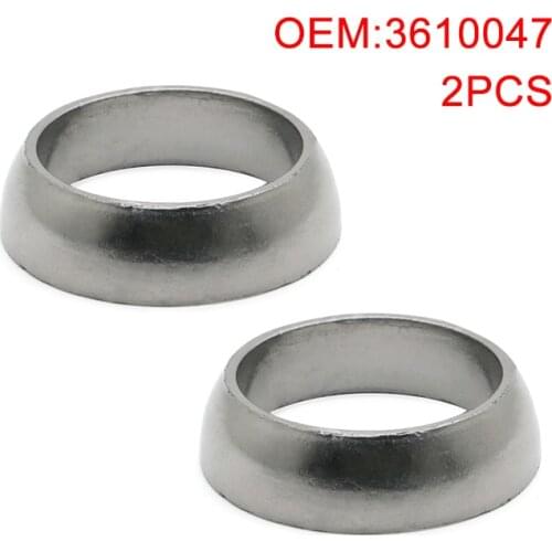 2PCS Exhaust Pipe Donut Seal Gasket For Polaris Sportsman 600 700 800 RZR 3610047 Exhaust Donut Seal Gasket ATV Quad