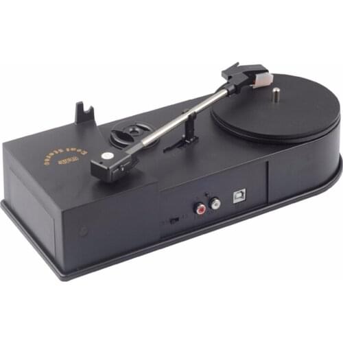 USB Portable Mini Vinyl Turntable Audio Player Vinyl Turntable to MP3/WAV/CD Converter Mini Phonograph Turntable Record EC008-1