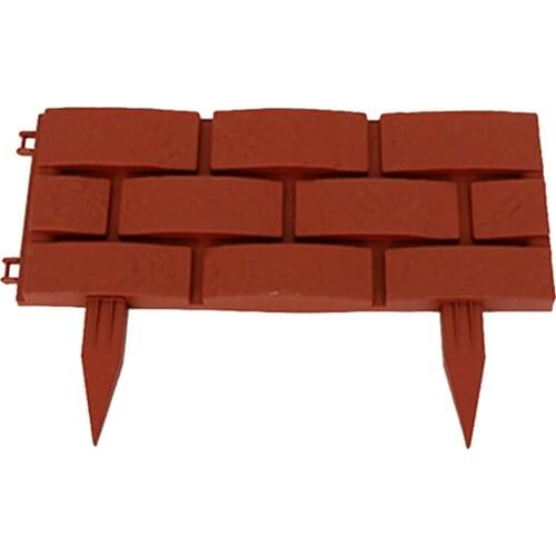 Brick Shaped Fence Detachable Splicing Plastic Fence Garden Decorations TN88