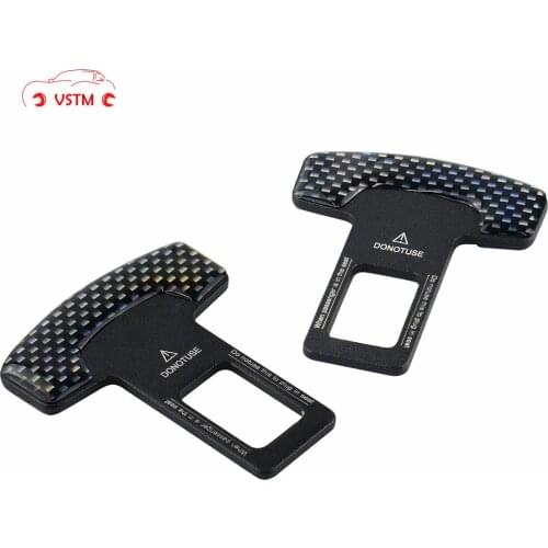 1pc or 2pcs Car Safety Belt Buckle Clip Car Seat Belt Stopper Plug Vehicle Mount Bottle Opener Universal Interior Accessories