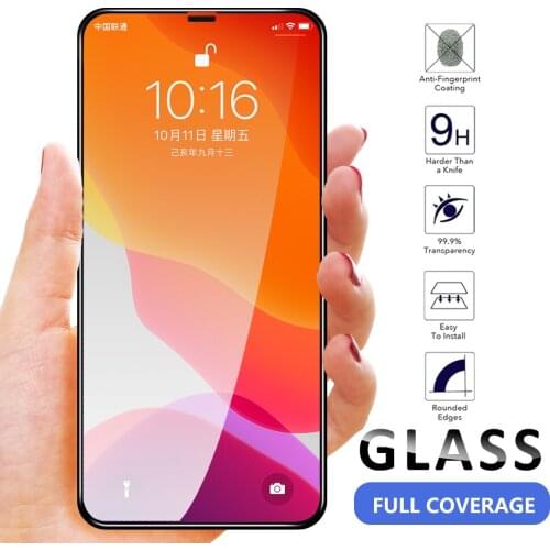 Full Protection Glass For Apple iPhone 12 mini 11 Pro Max X XS XR Screen Protector Film For iphone 7 8 6 6S Plus SE 12 Pro Glass