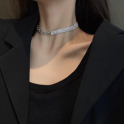 High-value Elegant Design Choker Female Clavicle Chain Personality High-end Simple Titanium Steel Fashion Necklace For Women