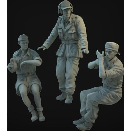 1/35 Resin Figure Building Kit Unpainte Figure