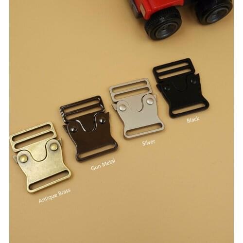 1" For 25mm Width Webbing Strap Quick Release Buckles Side Release Metal Belt Buckles Shackle For DIY Bags Clothes Accessories