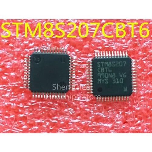100% New&Original In Stock STM8S207CBT6 QFP48