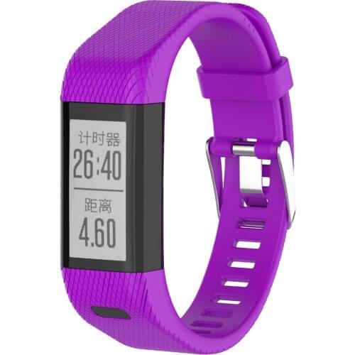 100pcs/Lot By DHL for Garmin Vivosmart HR+ Plus Replacement Wrist Band Strap 8 Colors Rubber Watchband with Adjustable Clasp