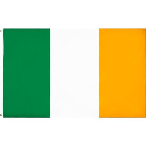 90x150cm green white orange IRE IR IRISH ireland Flag