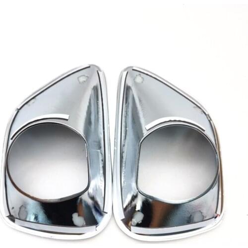 Chrome color Front Fog Light Lamp Bezel Covers For Jeep Grand Cherokee 2011 2012 2013