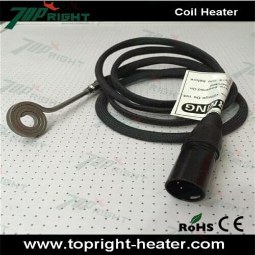 ID6mm OD29mm enail/dnail electronic nail hot runner coil heater for flat coil heater