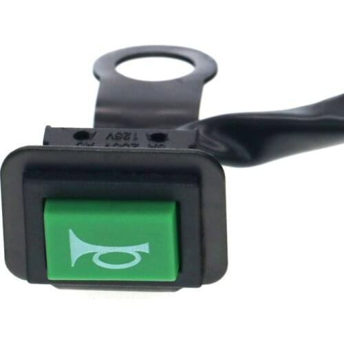 Electric Bicycle Horn Switch Button Motorcycle Scooter Bike Plastic Horn Signal Switch Button 22.5mm Bike Accessories