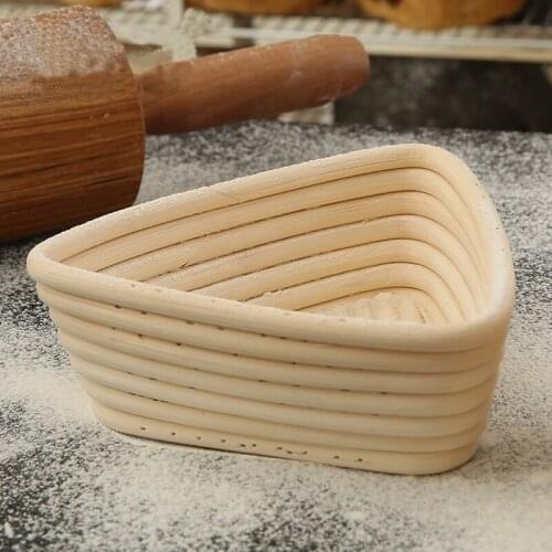 Best banneton Triangular bread fermentation bowl banneton bread banneton large dough bowl for sale Triangular bread bowl
