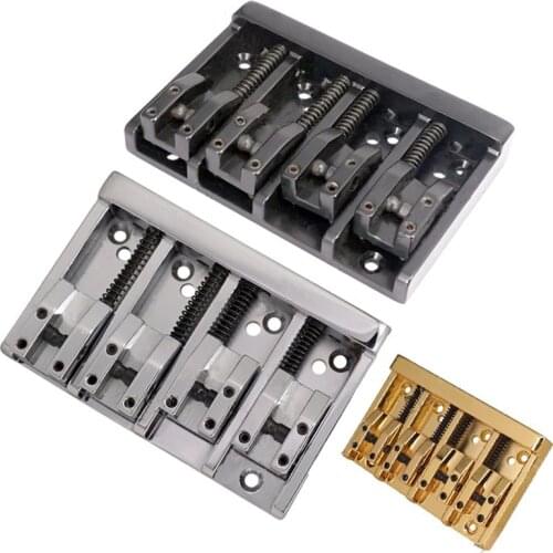 A set of gold 4 strings bass Bridge guitar strings Bridge guitar accessories parts Musical instrument