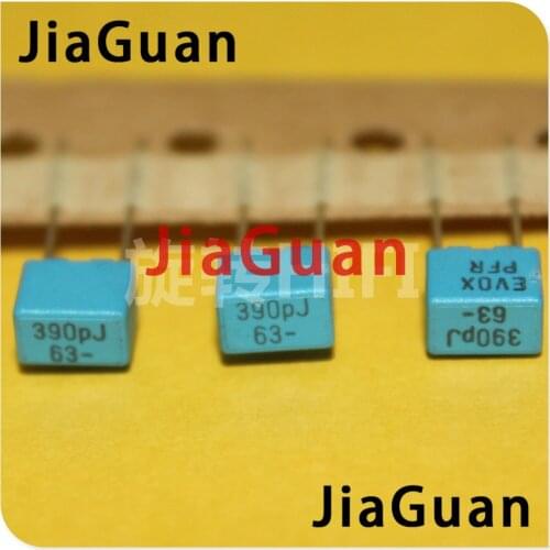 20PCS NEW EVOX PFR5 390PF 63V P5MM MKP 391/63V film EVOX-RIFA PFR 391 390pF/63V 63V390pF 5% 63V391