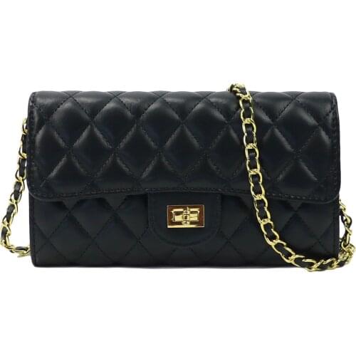 New Stitched Sheep Leather Mobile Phone Bag Genuine Leather Mini Cross body Bag Leather phone Wallet Women Leather Shoulder Bag