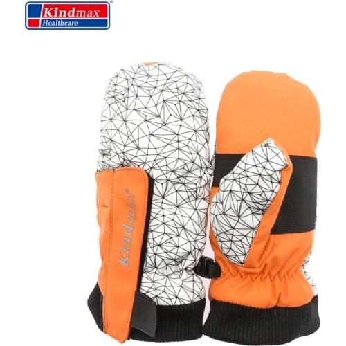 Kindmax Fishing Gloves Kids Childrens Winter Gloves for Motorcycle Snowboard rofessional Ski Gloves Snow Kids Windproof Skiing