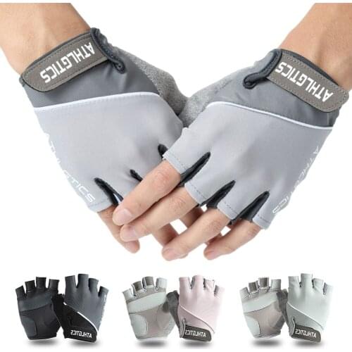 1Pair Half Finger Cycling Gloves Anti-slip Anti-sweat Gel Bicycle Riding Glove Shock Proof MTB Road Mountain Bike Gloves for Men