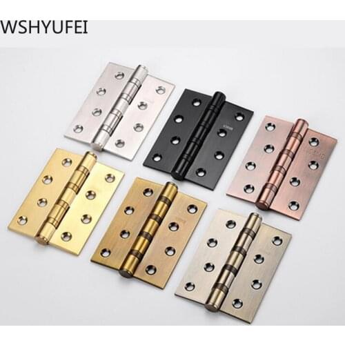 1 Pcs Furniture Stainless Steel Hinges kitchen cabinet door hinges cupboard home improvement Jewelry Box Hardware Accessories