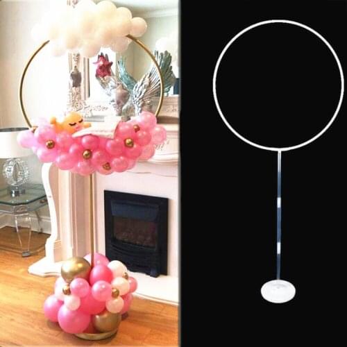 Balloon Arch Balloons Ring Stand for Baby Shower Wedding Decoration Balloons Round Hoop holder birthday party baloon ballon