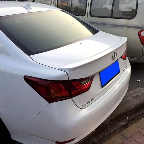 For Lexus GS250 GS300 GS450 2013-2016 Spoiler ABS Material Car Rear Wing Lip Spoiler