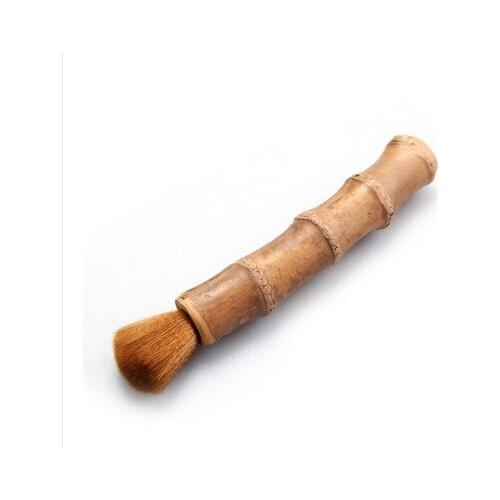 02 Kitchen accessories Kung Fu tea accessories bamboo root tea pot brush accessories Kung Fu tea supplies