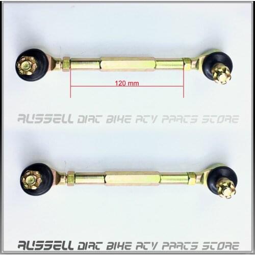 120mm Joint Ball Tie Rod Turn Shaft Assy for Chinese ATV Quad Turn GO Kart Spare Parts