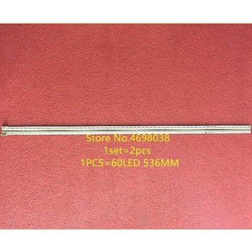 2PCS NEW 536mm LED Backlight strip 60leds for Changhong 49inch Tv APT-LB14003 L R type UD49C6000iD light bar M490U13-E1-L screen